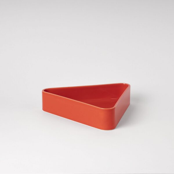 Cherry Tomato Centerpiece Tray - Rounded Triangle Form